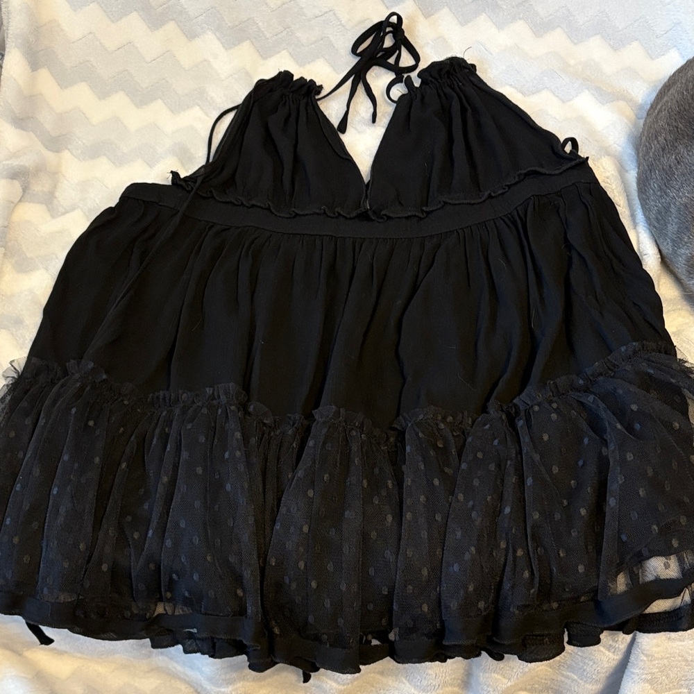 Elegant Black Mini Dress
